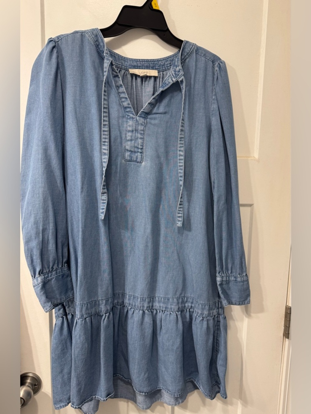 LOFT Light Blue Tunic Dress